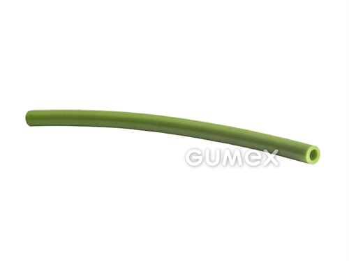 Silikonová hadička, 5/8mm, 60°ShA, -60°C/+180°C, zelená (RAL 6017)